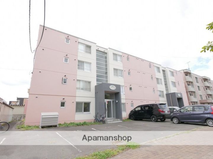 北海道札幌市北区百合が原4丁目の賃貸マンションの外観