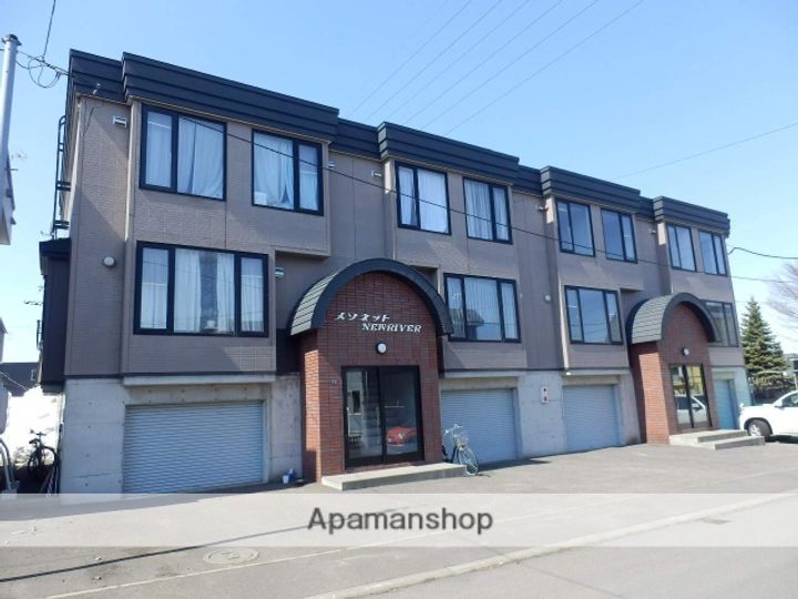 北海道札幌市北区新川三条15丁目の賃貸アパートの外観