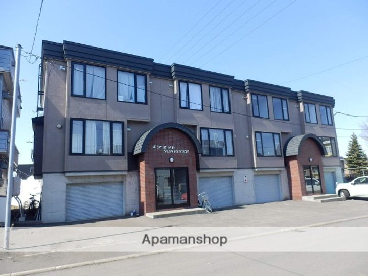 北海道札幌市北区新川三条15丁目の賃貸アパートの外観