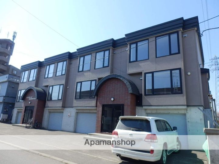 北海道札幌市北区新川三条15丁目の賃貸アパートの外観