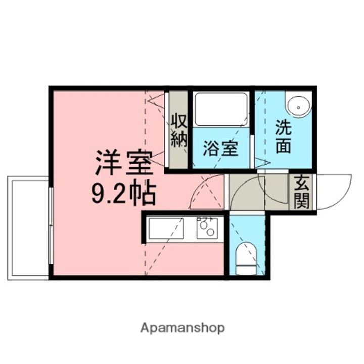 北海道札幌市北区北十八条西4丁目の賃貸マンションの間取り