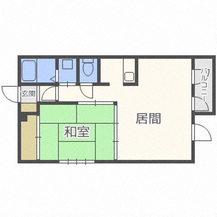 ルミエールFⅢ202の間取り