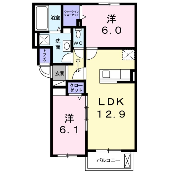 ノースドミールの間取り