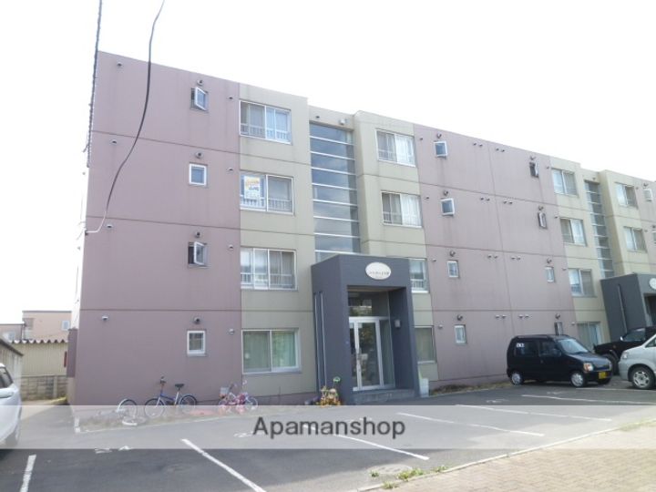 北海道札幌市北区百合が原4丁目の賃貸マンションの外観