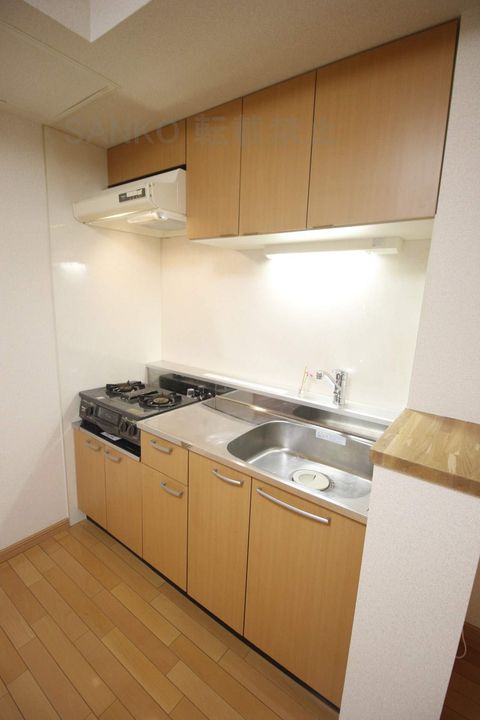 北海道札幌市東区北二十二条東16丁目の賃貸マンションのキッチン