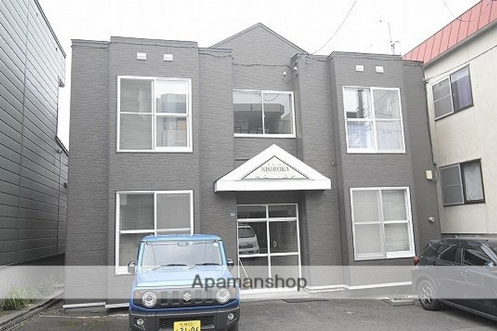 北海道札幌市豊平区西岡四条2丁目の賃貸アパートの外観