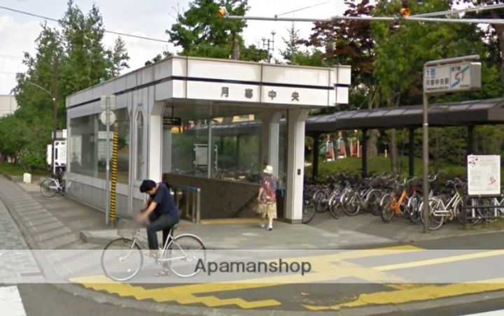 北海道札幌市豊平区西岡四条2丁目の賃貸アパートの周辺