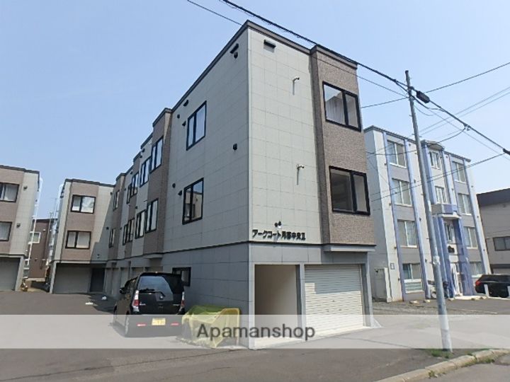 北海道札幌市豊平区月寒東一条7丁目の賃貸アパートの外観