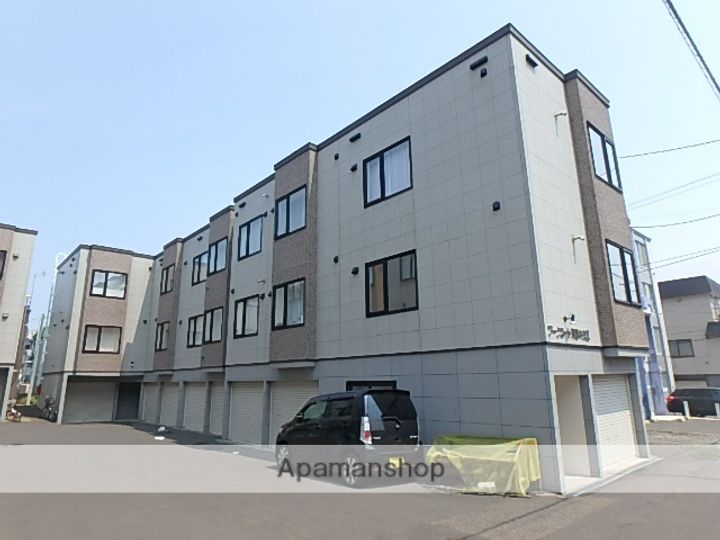 北海道札幌市豊平区月寒東一条7丁目の賃貸アパートの外観