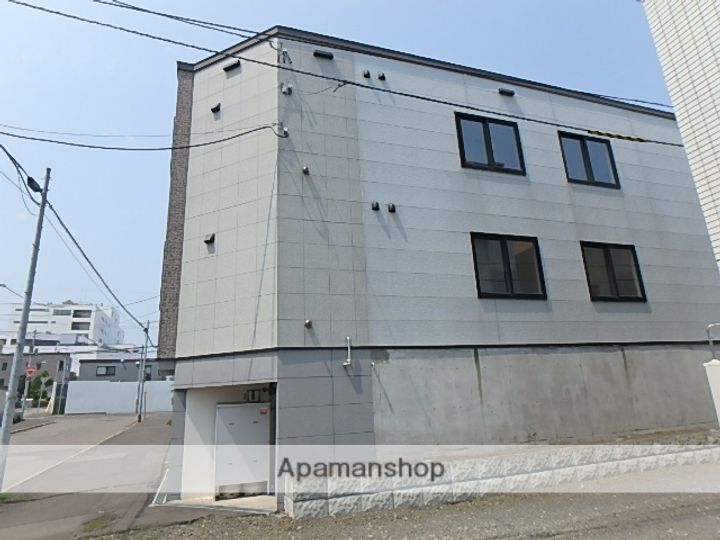 北海道札幌市豊平区月寒東一条7丁目の賃貸アパートの外観