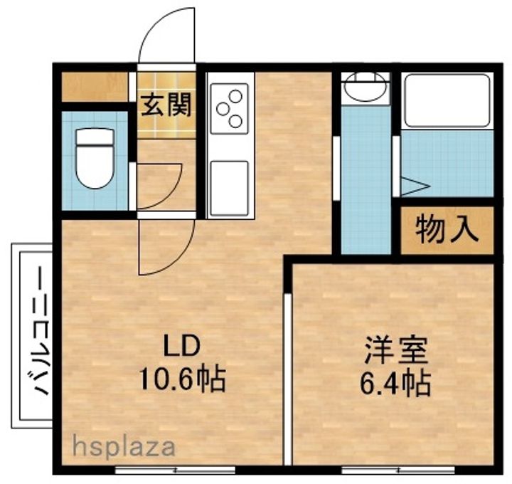 NFPガーデン月寒西102の間取り