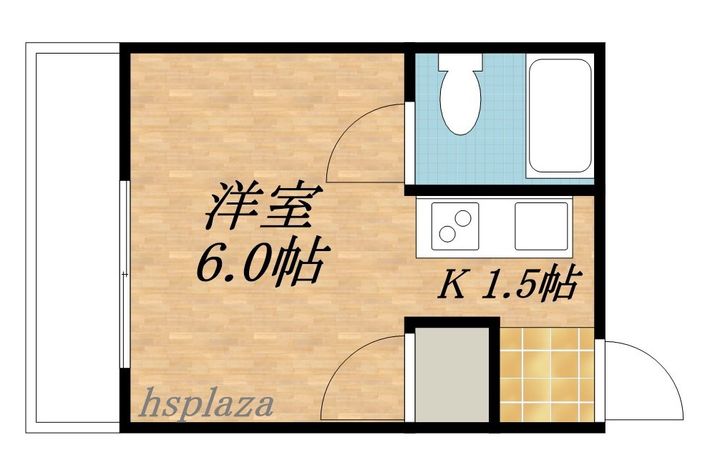 北海道札幌市豊平区月寒東一条5丁目の賃貸マンションの間取り