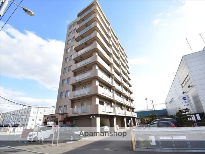 北海道札幌市清田区平岡一条5丁目の賃貸マンションの外観
