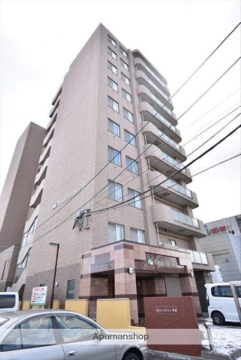 北海道札幌市清田区平岡一条5丁目の賃貸マンションの外観