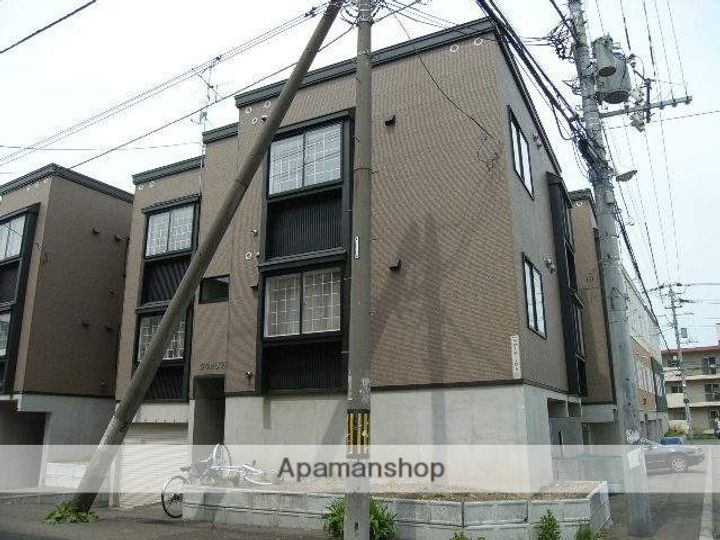 北海道札幌市豊平区平岸一条1丁目の賃貸アパートの外観