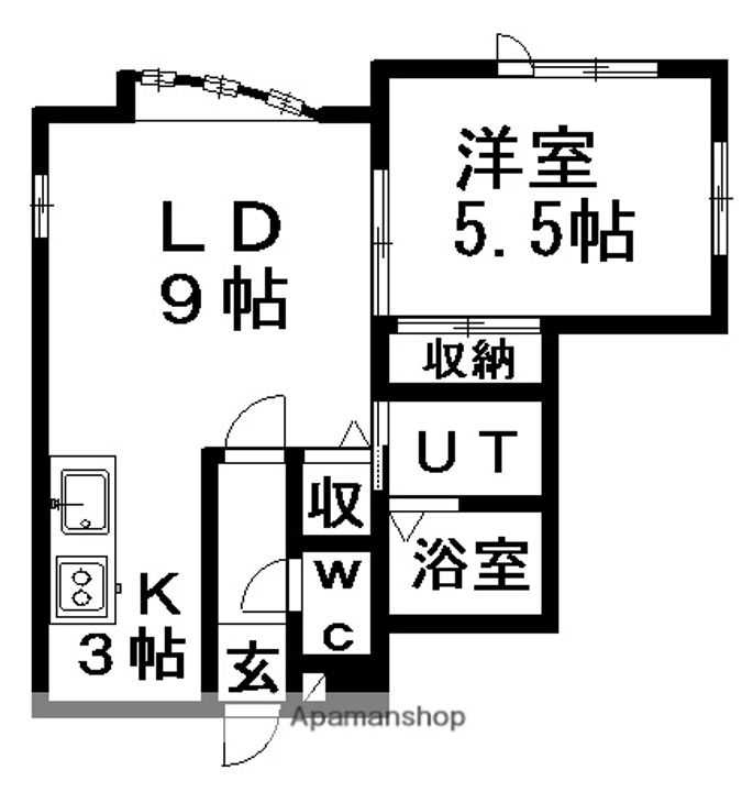 ヒルズドーム前の間取り