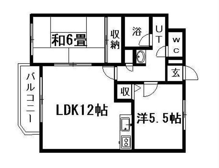グリーンヴィラ00401の間取り