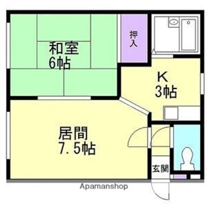 アサヒM・S101の間取り