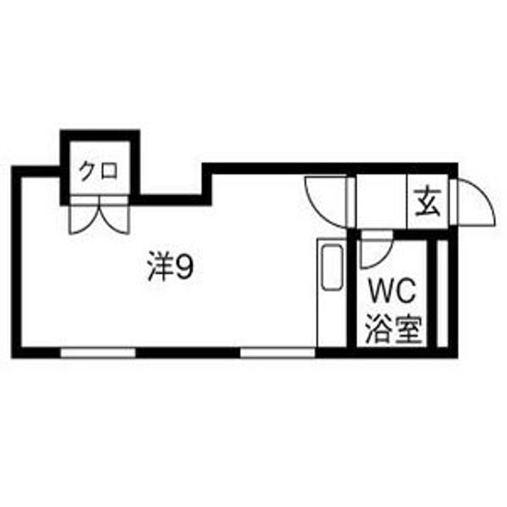 ケンタクコーポ南13条311の間取り