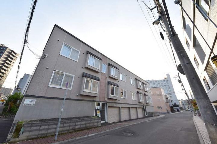 北海道札幌市豊平区豊平七条7丁目の賃貸アパートの外観