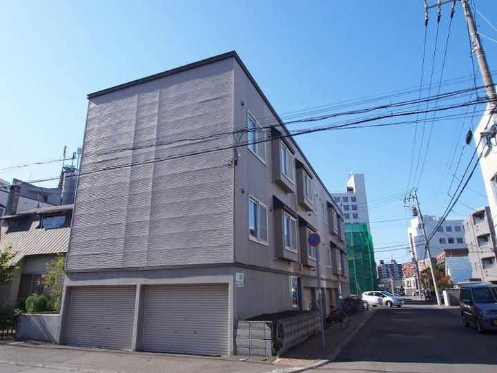 北海道札幌市豊平区豊平七条7丁目の賃貸アパートの外観