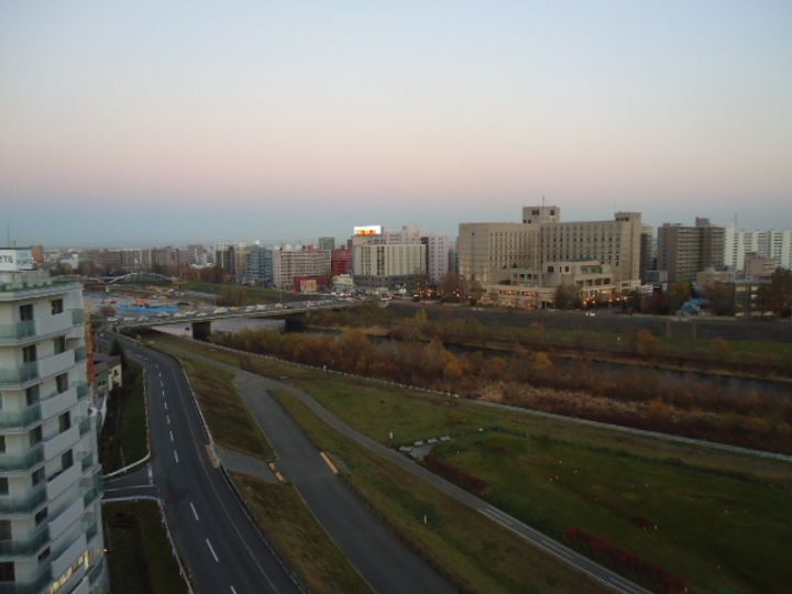 北海道札幌市豊平区中の島一条4丁目の賃貸アパートの周辺