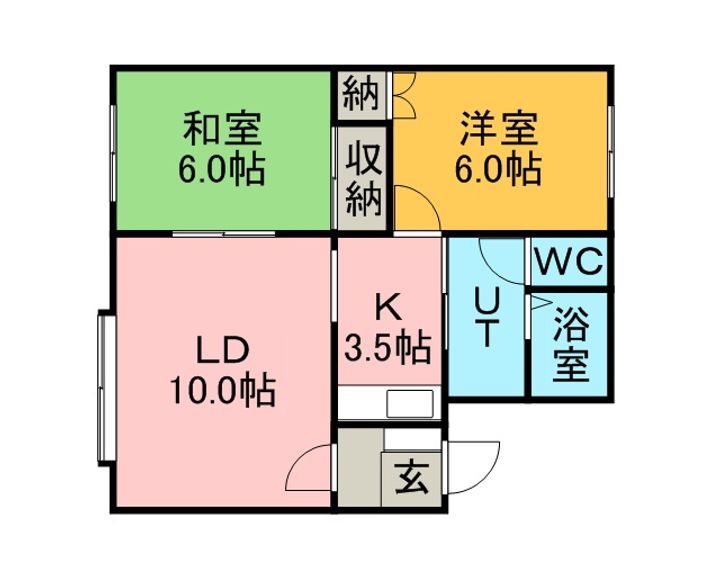 クレストール石山の間取り