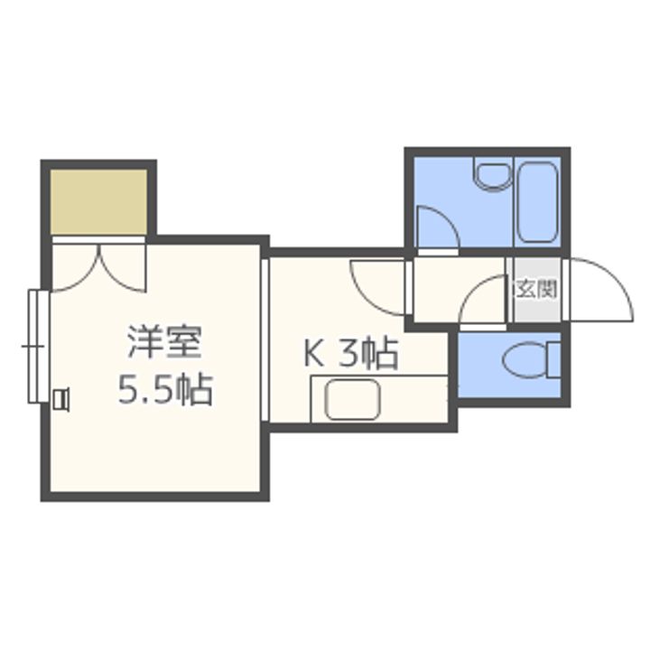 エミネンスほしの302の間取り