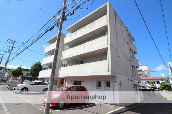 北海道札幌市豊平区平岸一条13丁目の賃貸マンションの外観
