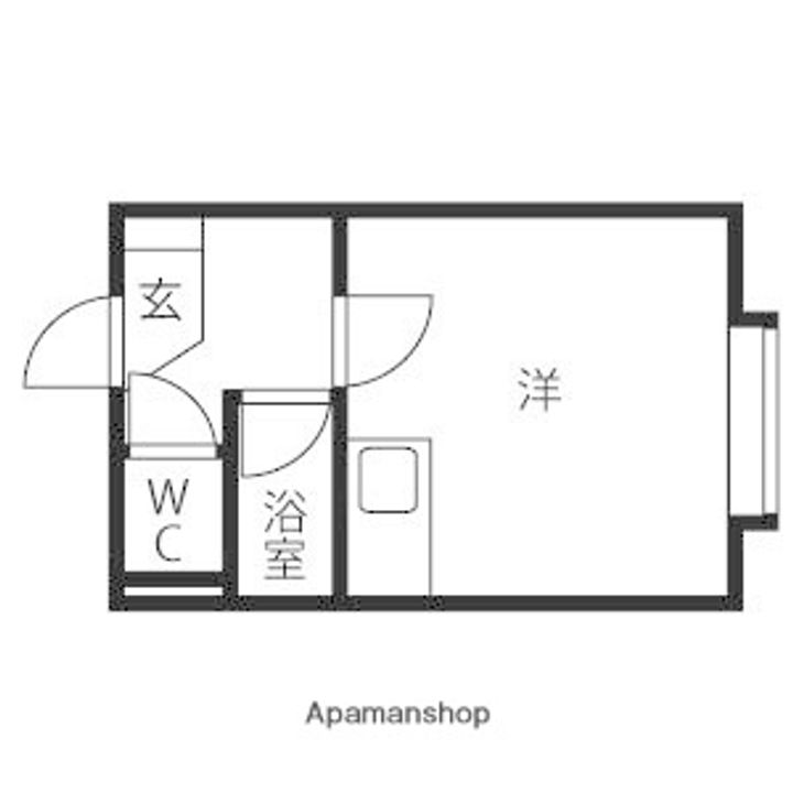 北海道札幌市東区北二十七条東18丁目の賃貸アパートの間取り
