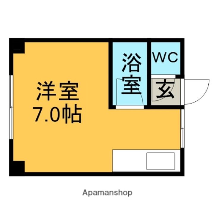 北海道札幌市北区北十九条西5丁目の賃貸マンションの間取り