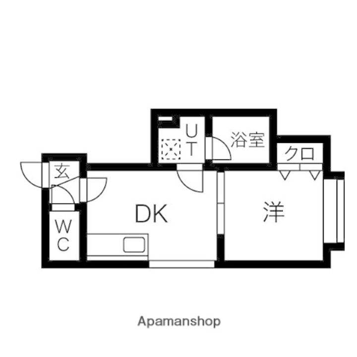 北海道札幌市南区澄川四条7丁目の賃貸アパートの間取り