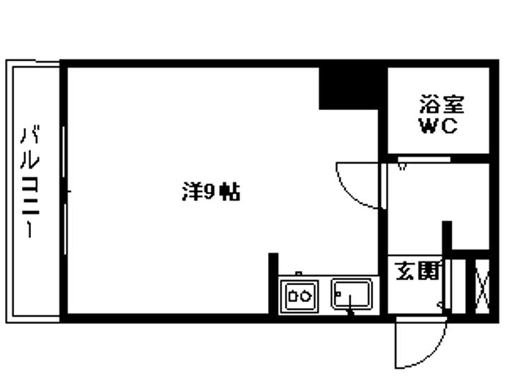 北海道札幌市西区琴似一条4丁目の賃貸マンションの間取り