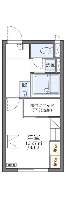 レオパレスコラソンⅠの間取り