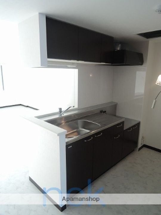北海道札幌市北区南あいの里5丁目の賃貸マンションのキッチン