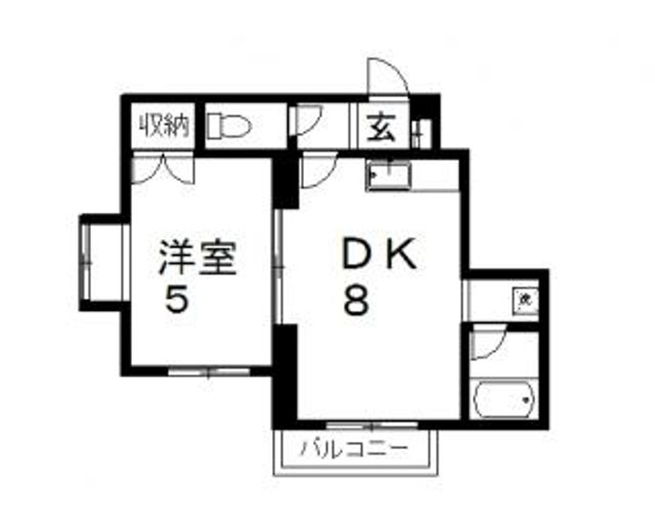 グランドール平岸512402の間取り