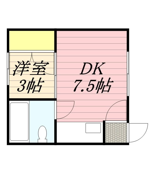北海道札幌市西区発寒十条4丁目の賃貸マンションの間取り