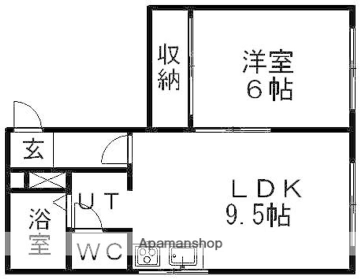 北海道札幌市南区澄川四条7丁目の賃貸マンションの間取り