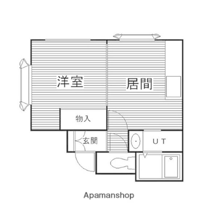 モンファーレットⅢ101の間取り