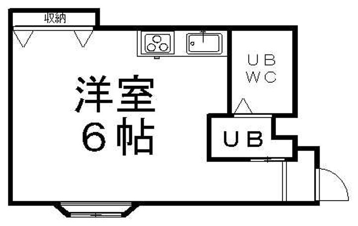 ベルビィコート本通16の間取り