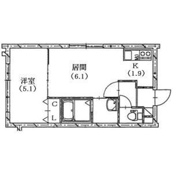 ベレール中の島305の間取り
