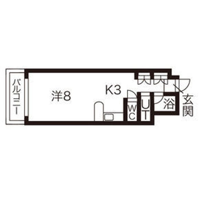 プリムラK2205の間取り
