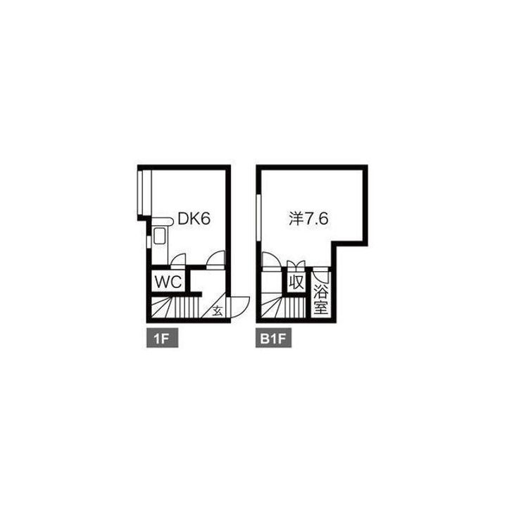 クリフトンテラスA106の間取り
