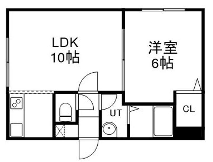 グラン南郷の間取り