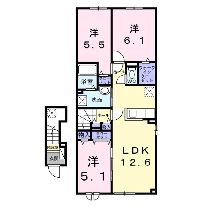 ミルトの間取り