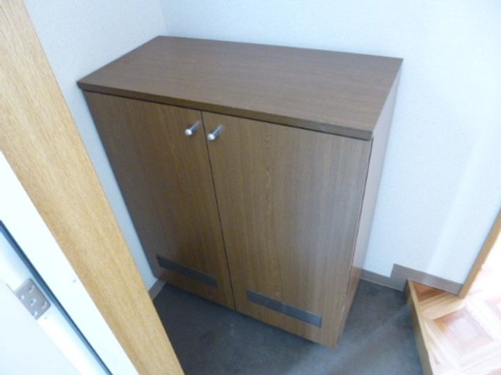 白石本通館203の玄関