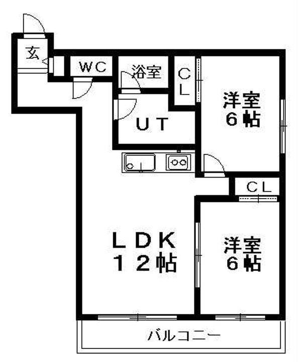 サンシャイン中島公園の間取り