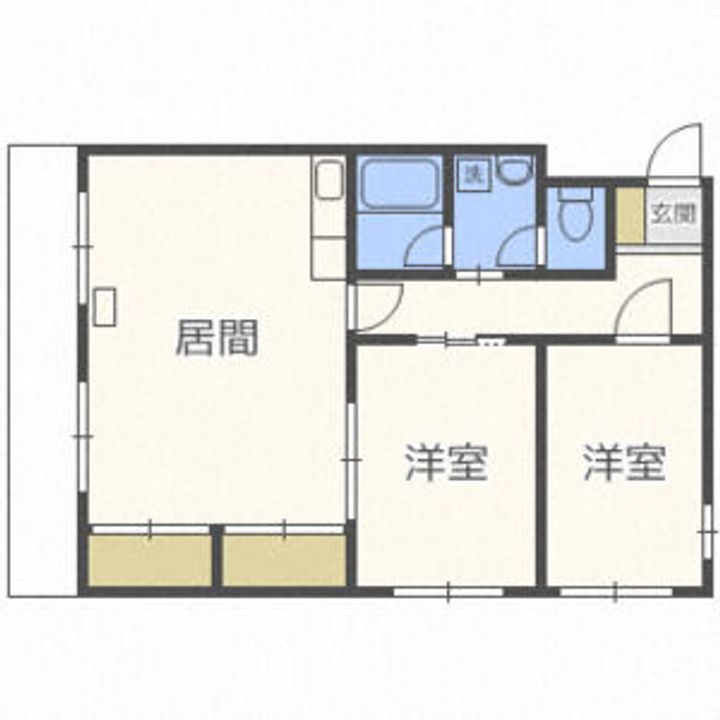 南平岸313403の間取り