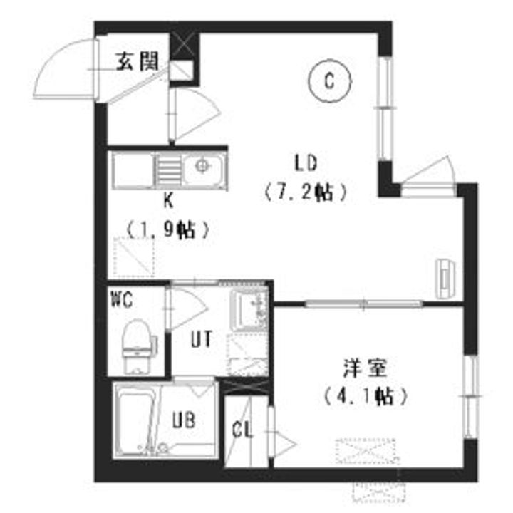 コローレ澄川3ー1の間取り