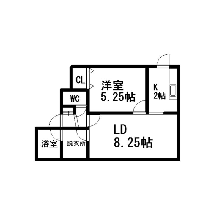 グローリーアンザイの間取り